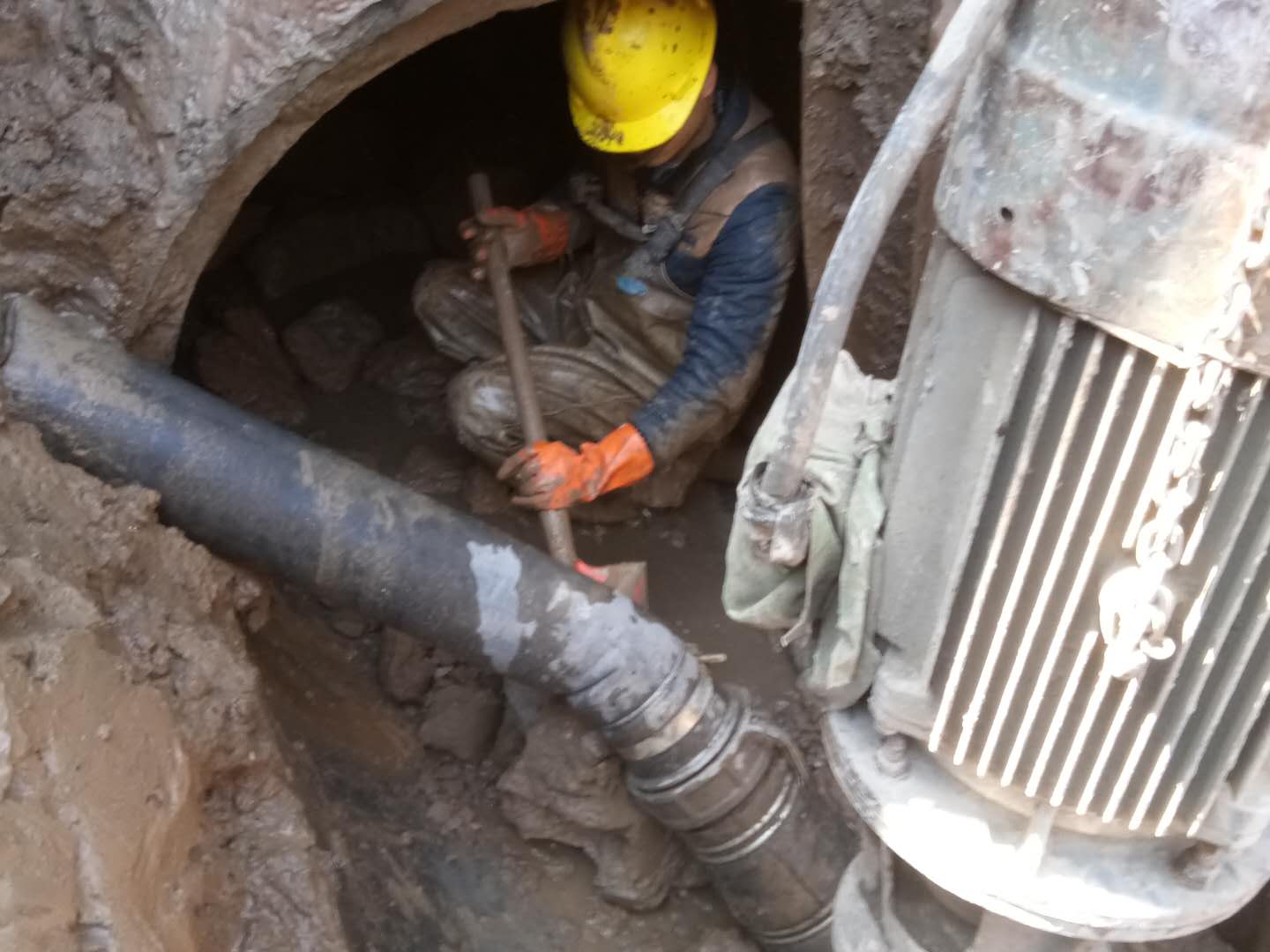 北大镇管道清淤